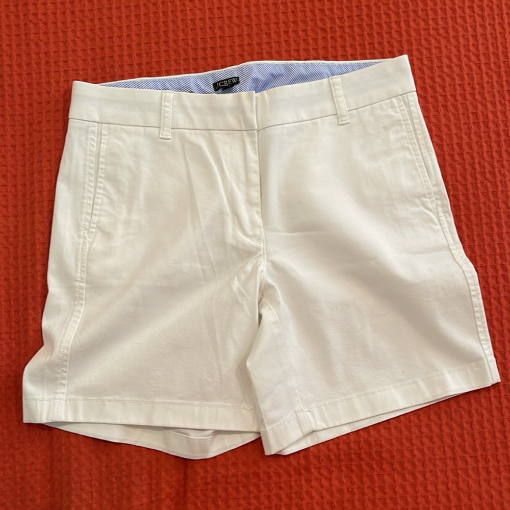 J. Crew Classic women’s White Shorts Size 8‎
